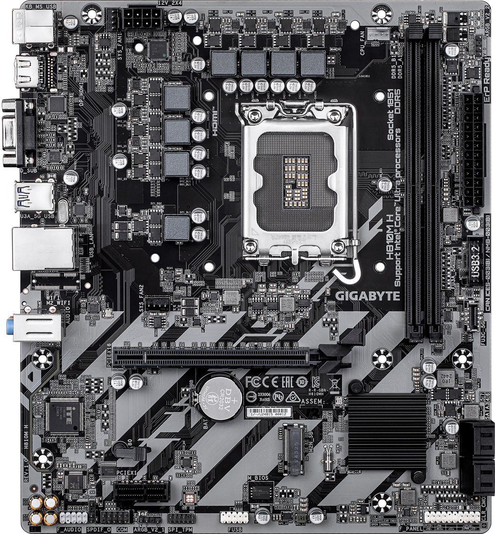 Материнская плата Gigabyte H810M H