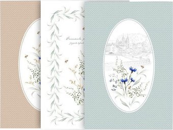 Набор полотенец Listelle Set-3 Васильки 414001