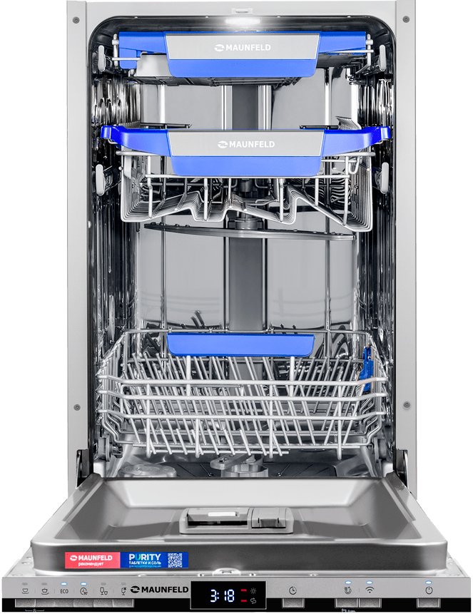 

Встраиваемая посудомоечная машина MAUNFELD MLP45230 Light Beam Inverter Wi-Fi