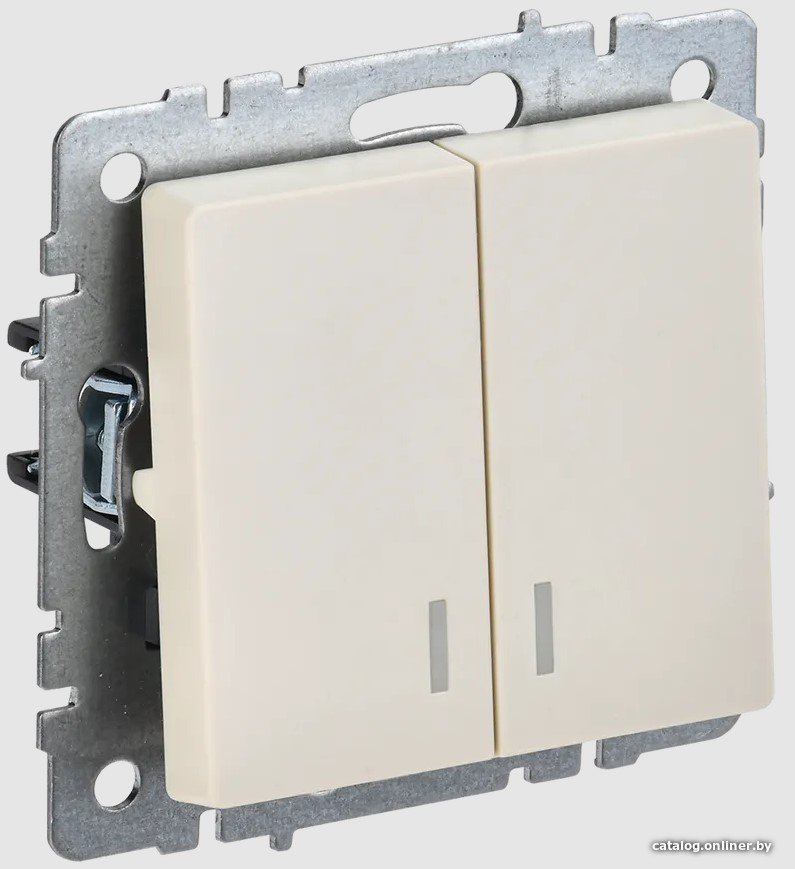 Выключатель IEK Brite ВС10-2-1-БрКр