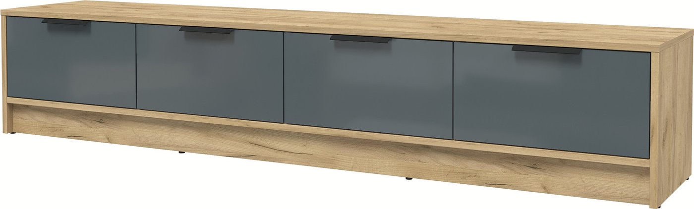 

Тумба Интерлиния ТВ Концепт КТ-ТВ4-35 Глосс (дуб золотой/асфальт глянец)