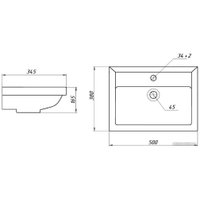 Умывальник Универсал Томь 50