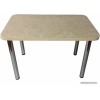 Кухонный стол Solt 100x60 (аламбра/ноги хром)