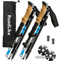 Палки для скандинавской ходьбы RoadLike Compact 335123 (голубой)