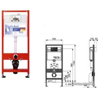 Инсталляция для унитаза Tece 9.400.407 (без кнопки смыва)