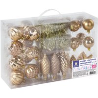 Елочная игрушка Золотая сказка 591128 (39 пр, золотистый)