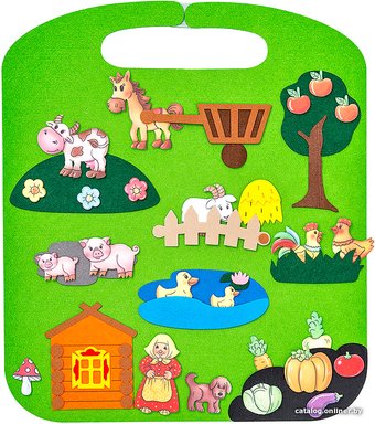 Развивающий коврик Smile Decor Деревенский дворик Ф284