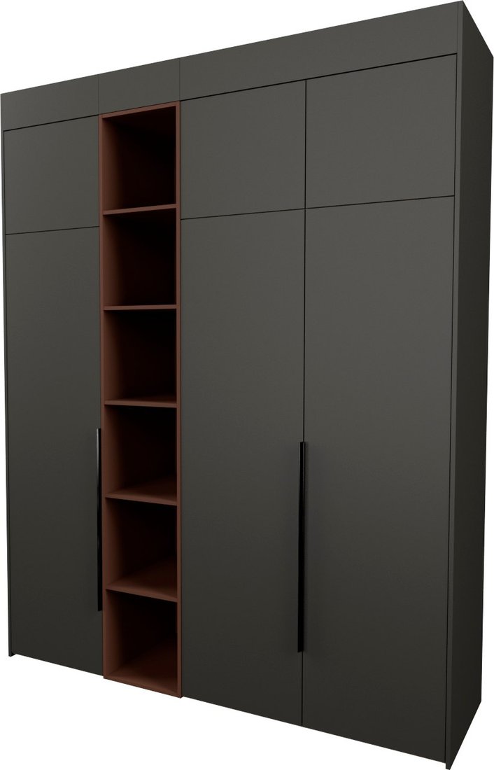 

Шкаф распашной Рэйгрупп Рэй S245-В8-2-WKL В8-2 (дуб веллингтон/кобальт/античная латунь)