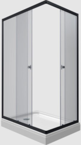 

Душевой уголок Triton Вента Блэк А1 100х80 (прозрачное стекло)