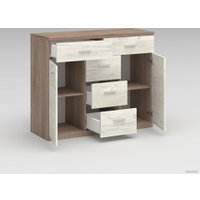 Комод Миркомодоф Милтон 15 (дуб винтаж оксид/дуб крафт белый)