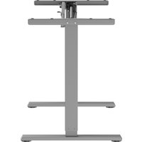 Стол с регулировкой высоты ErgoSmart Wooden Electric Desk Slim 1300х750х27 мм (скошенный край, дуб галифакс/серый) в Витебске