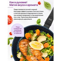 Сковорода Elan Gallery Гармония Вкуса 121184 (сапфир)