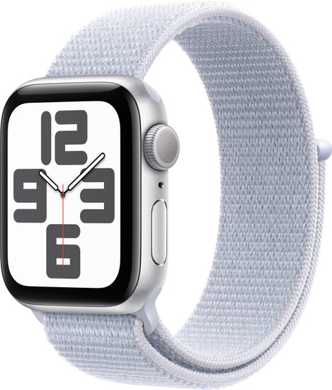 Apple Watch SE 2 40 мм (, srebrny/błękitny,)