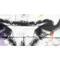 Фотообои ФабрикаФресок Лев и граффити 571301 (130x100) в Витебске