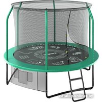 Батут Unix Line Supreme Game 8ft (зеленый)