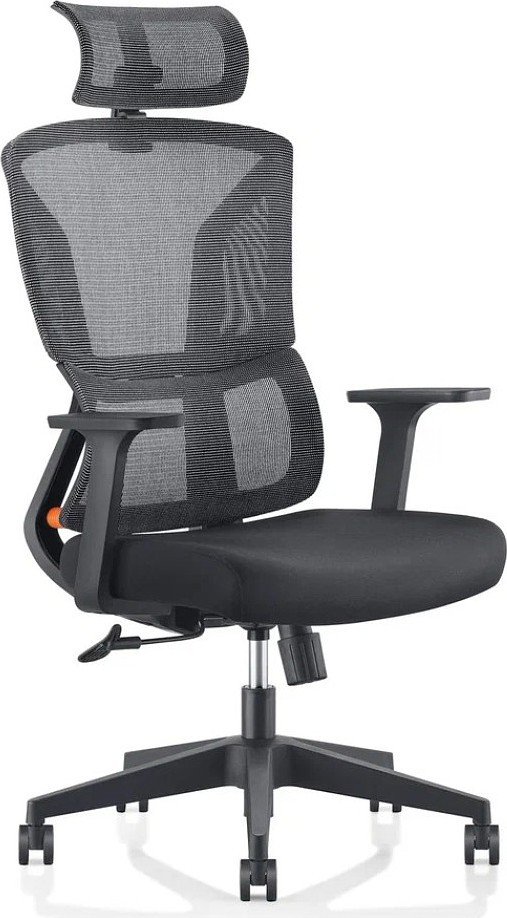Офисное кресло SitZone U-065A (сетка/ткань, черный)