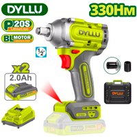 Гайковерт Dyllu DTCD1B33 (с 2-мя АКБ, кейс)
