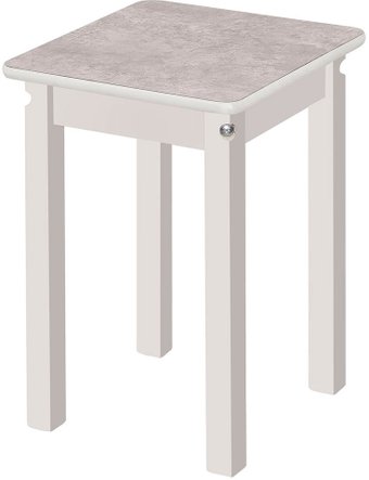 Табурет Элегия ПН (цемент, лак снег)