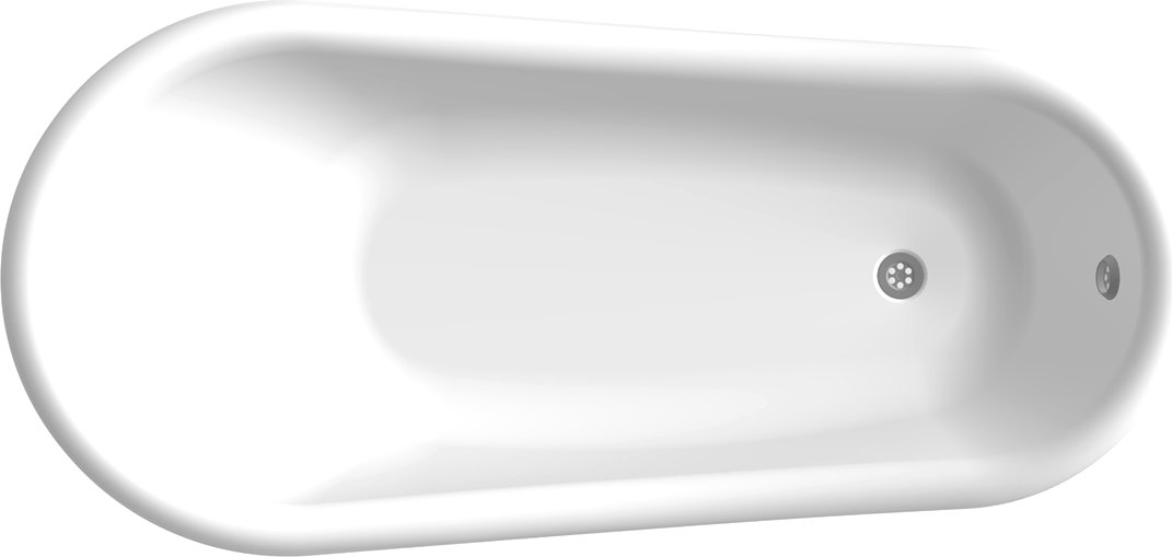 

Ванна Belux Ладья ВЛА-1600 (18, белый матовый/Solid Surface)