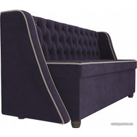 Диван Лига диванов Лофт 104551 (велюр, фиолетовый)