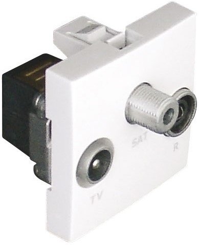 

Розетка телевизионная Efapel 45543 SBR