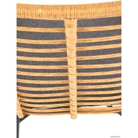 Садовый диван Halmar Ikaro XL (натуральный/черный)