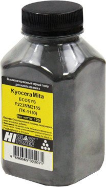 

Тонер Hi-Black для Kyocera ECOSYS P2235/M2135 (TK-1150) 120 г