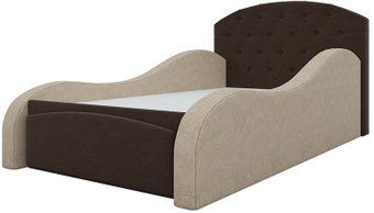 Кровать Mebelico Майя 140x70 (коричневый/бежевый)