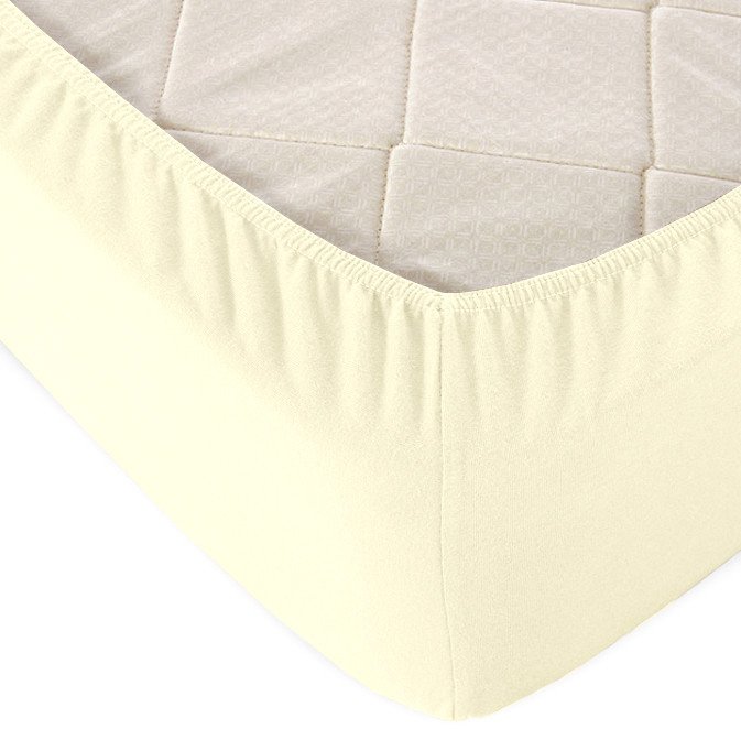 

Постельное белье Alleri Трикотажная на резинке 70x200x20см (молочный)