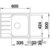 Кухонная мойка Blanco Lemis 45 S-IF Mini