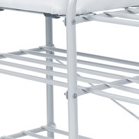 Полка для обуви Nika ЭТЛ3-1/МС (светло-серый/матовый серый)