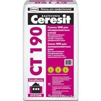 Клеевой состав для теплоизоляции Ceresit CT 190 (25 кг)