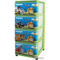 Комод Dunya Машинки 040314 (зеленый)