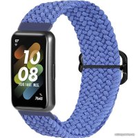 Ремешок Rumi Wick из плетеного нейлона для Huawei Band 7 (синий)