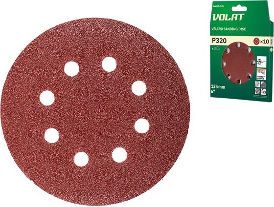 

Набор шлифлистов Волат 80010-320 (10 шт)