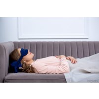 Подушка для путешествий Arya Memory Foam 8680943224279 (синий, с маской для глаз)