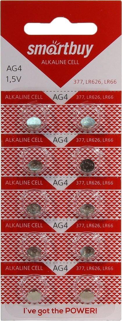 

Батарейка SmartBuy Alkaline AG4 10 шт.