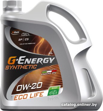 Моторное масло G-Energy Synthetic Eco Life 0W20 API SP ACEA C5 4л