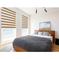 Рулонные шторы Delfa Сантайм День-Ночь Стандарт МКД DN-40607 (52x160, латте)