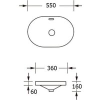 Умывальник Roxen Batt 570155