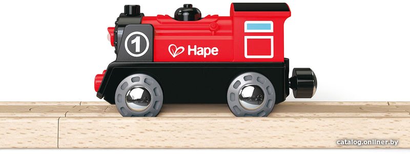 Поезд Hape Паровоз со светом на батарейках E3703