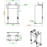 Держатель системного блока AOKE Europe AK-MF10L-BK (черный) в Могилеве