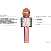 Bluetooth-микрофон Wster WS-858 (розовый)