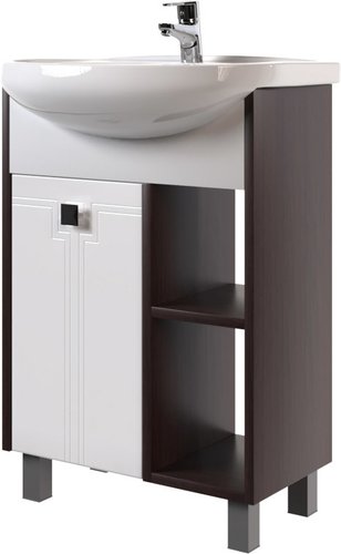 Mixline Тумба под умывальник Боско 65 550331 (белый/венге)
