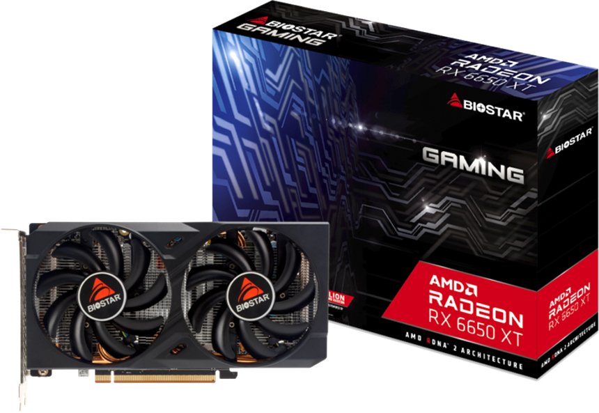 

Видеокарта BIOSTAR Radeon RX 6650 XT 8GB GDDR6 VA6656TM81