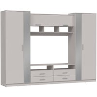 Стенка Олмеко Вена (кашемир/ДВПО белый)