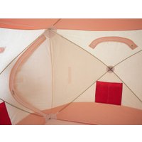 Палатка для зимней рыбалки Медведь Куб-4 зимняя с полом Оксфорд 600 и накидкой