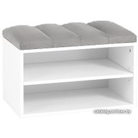 Тумба для обуви Stool Group Хольст vt-holst-904 (белый/велюр серый)