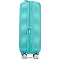 Чемодан-спиннер American Tourister Soundbox Poolside Blue 55 см