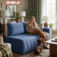 Тахта Sempla Орион левый (мора деним)